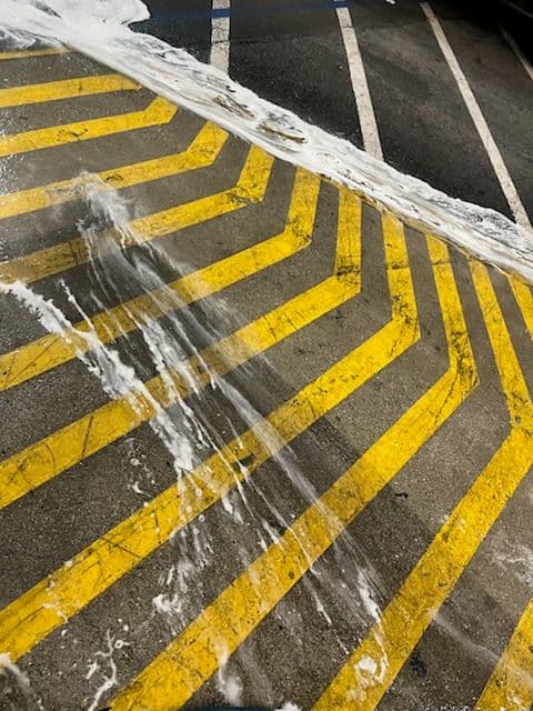 Revitalized Parking Lot with Expert Pressure Washing
